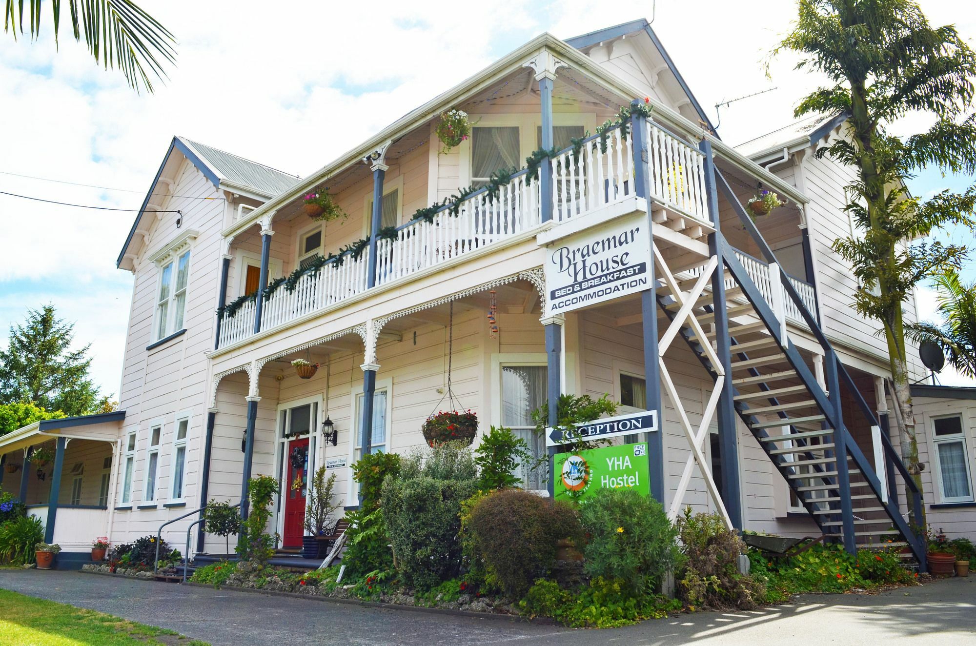 Braemar House B&B And Yha Hostel Whanganui Eksteriør billede