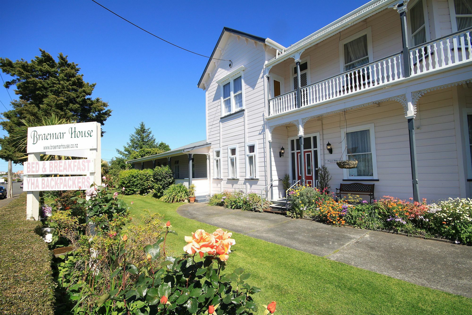 Braemar House B&B And Yha Hostel Whanganui Eksteriør billede